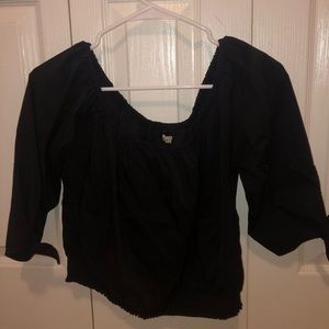 Hollister Black Off the Shoulder
